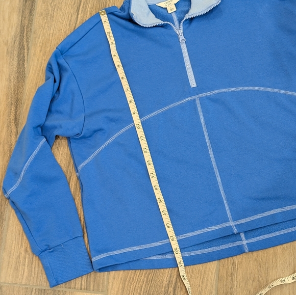 Like New! Crown & Ivy Half-Zip Sweatshirt - Picture 5 of 5